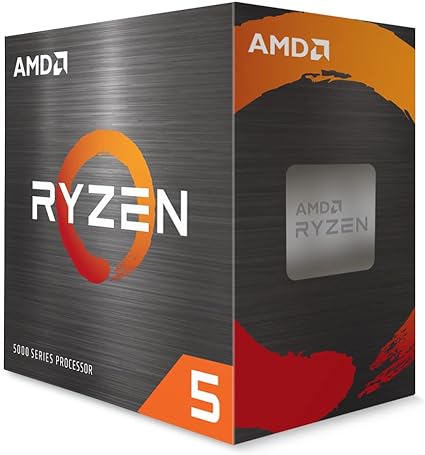 AMD Ryzen 5 5500 Processeur (6 Coeurs/12 Threads, 65W TDP, Socket AM4, Cache 19Mo, jusqu'à 4.2 GHz Fréquence Boost, Ventilateur wraith Stealth)