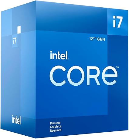 Intel® Core™ i7-12700F, processeur pour PC de Bureau, 25 Mo de Cache, jusqu'à 4,90 GHz