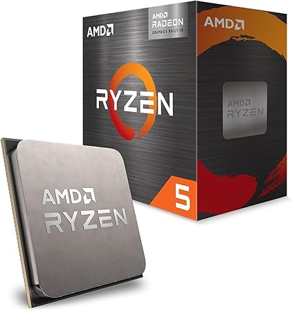 AMD Ryzen 5 5600GT Processeur (Radéon Graphique Intégré, 6 Coeurs/12 Threads, 65W TDP, Socket AM4, 19Mo Cache, jusqu'à 4,6Ghz Fréquence Boost, Ventilateur Wraith Stealth)