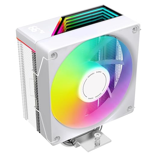 TZMRIT KF420 DGT ARGB CPU with temperature display, for Intel LGA 1700/1200/115X/1851/1366/2011, for AMD AM4/AM5 (WH)