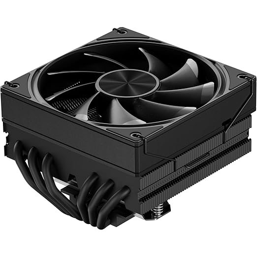 upHere gaming Refroidisseur CPU Ventirad Low-Profile,85mm Hauteur Ventirad PC,6 Caloducs Ventirad CPU,MINI ITX AM4 Profile Design,180W TDP Refroidisseur CPU,120mm PWM Ventilateur,avec AMD et Intel